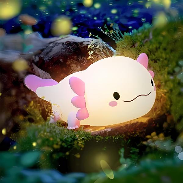 Veilleuse Axolotl