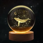 Veilleuse Baleine 3D – Lune Lumineuse