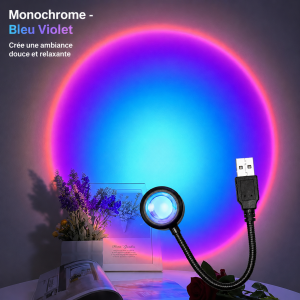Veilleuse Arc-en-Ciel – Lampe LED 7 Couleurs, Socle en Bois Naturel et Effet 3D