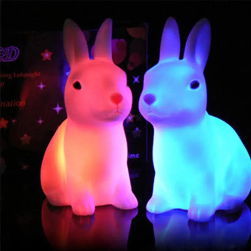 Veilleuse Lapin Multicolore – Image 3