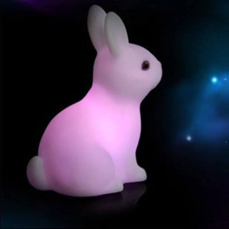 Veilleuse Lapin Multicolore