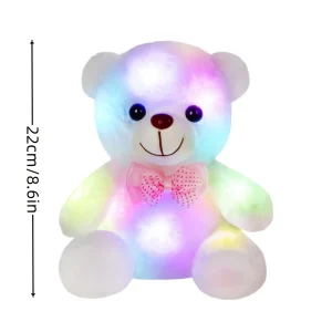 Ours Lumineux – Peluche LED Sensorielle et Douce