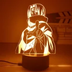 Lampe 3D Clan Uchiwa – Veilleuse LED 16 Couleurs