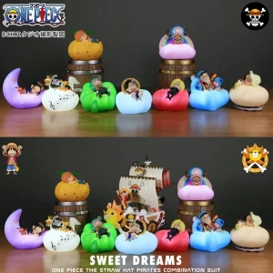 Veilleuses Figurines One Piece –  Collection Complète des Mugiwara