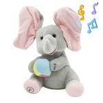 Éléphant Douce Nuit – Peluche Musicale Interactive