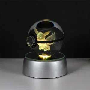 Sphère Cristal 3D Évoli et Ses Évolutions