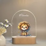 Veilleuse Lion Personnalisée "Petit Roi"