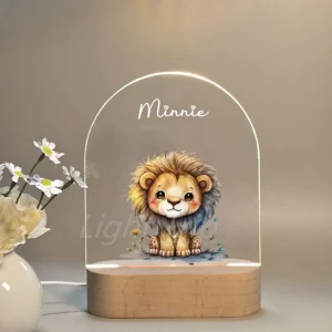 Veilleuse Lion Personnalisée "Petit Roi"