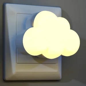 Veilleuse Nuage – Prise Secteur, Lumière Douce pour Couloir et Chambre