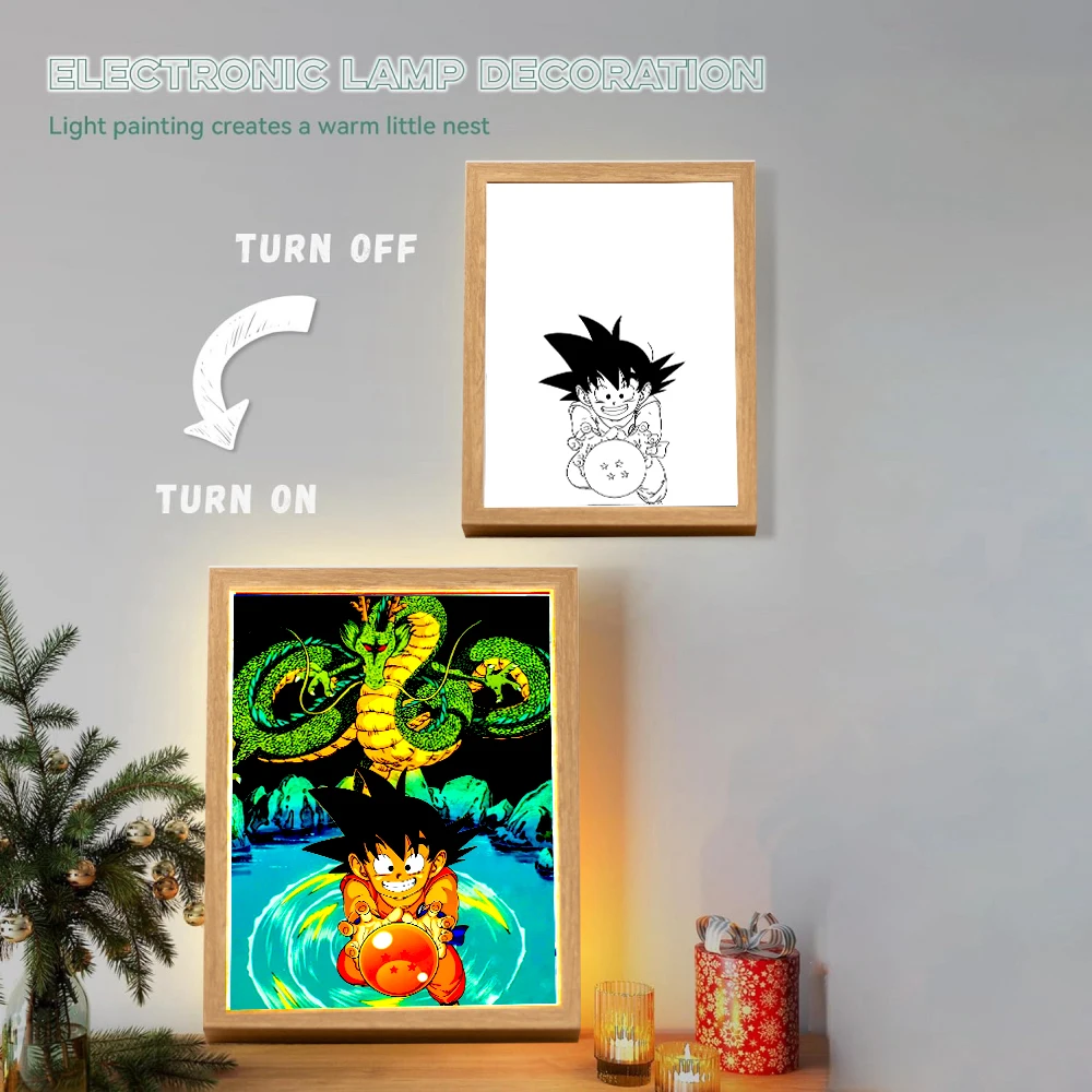 Tableau Lumineux Dragon Ball Z – Cadre LED 3 Ambiances – Image 2
