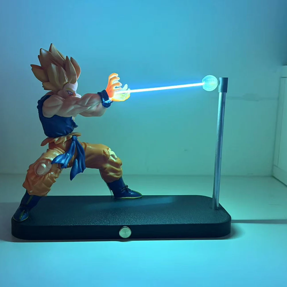 Lampe Magnétique Goku Kamehameha – Veilleuse 3D Créative Dragon Ball – Image 3