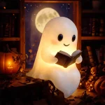 Lampe de Lecture Fantôme – Veilleuse LED Haute Luminosité