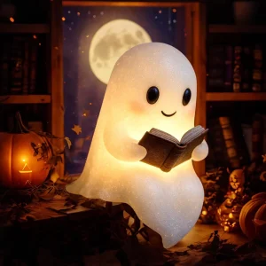 Lampe de Lecture Fantôme – Veilleuse LED Haute Luminosité