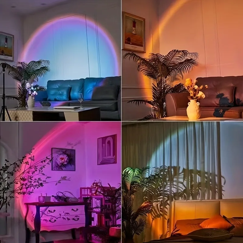 Projecteur Sunset "Vibrant Horizon" – 16 Couleurs, Télécommande et Lentille Optique – Image 2