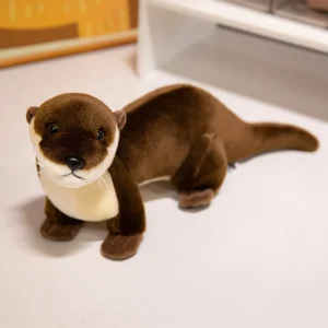 Peluche Loutre Réaliste – Compagnon Douillet en Coton