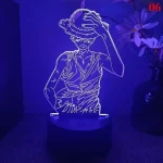 Lampe LED 3D Monster Trio One Piece – Luffy, Zoro et Sanji