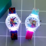Montre Enfant – Bracelet Silicone Souple, Version Lumineuse LED