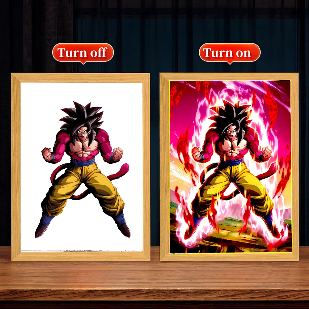 Tableau Lumineux Dragon Ball Z – Cadre LED 3 Ambiances de Lumière – Image 4