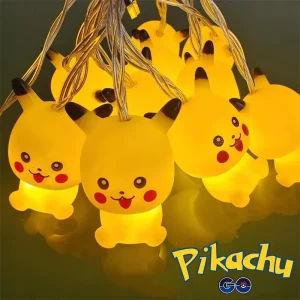 Guirlande Lumineuse Pikachu Pokémon – Décoration et Veilleuse Suspendue