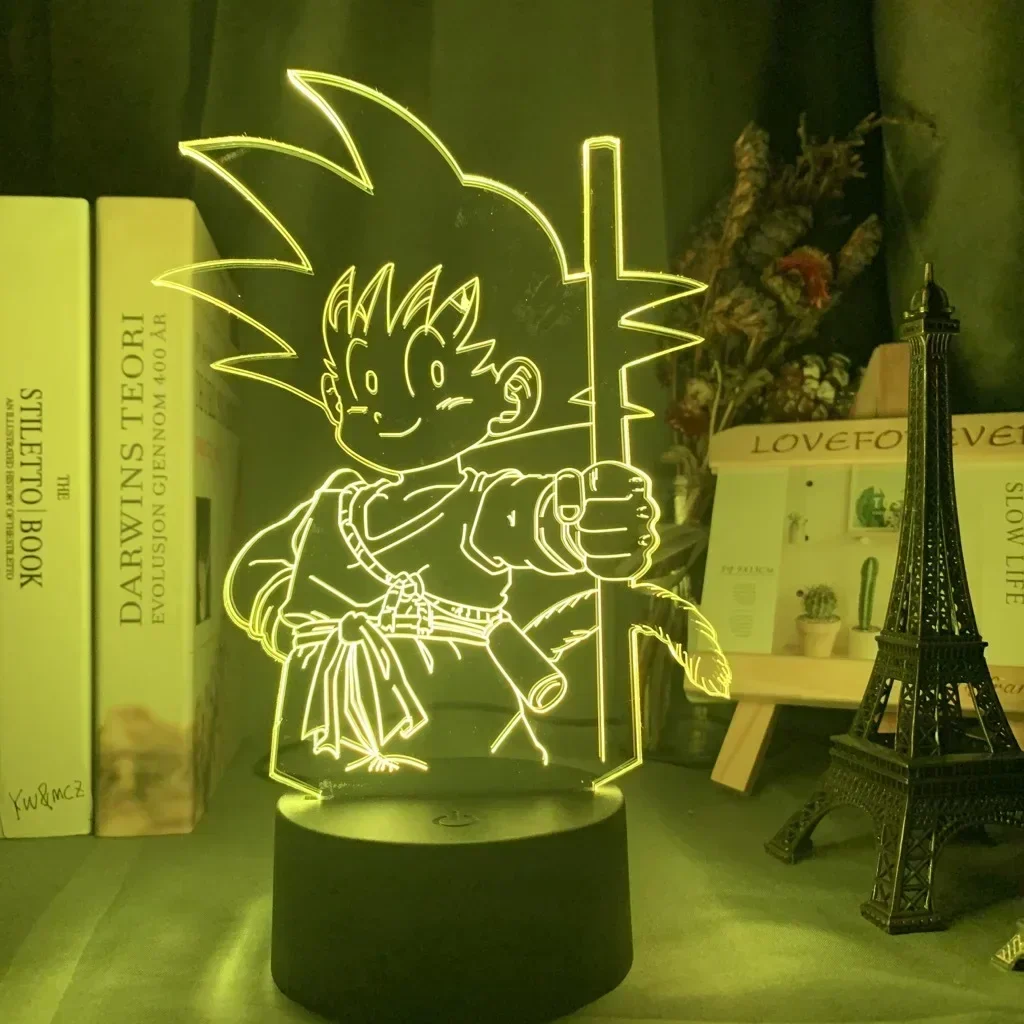 Veilleuse 3D Dragon Ball Z – Lampe LED 16 Couleurs avec Télécommande – Image 9