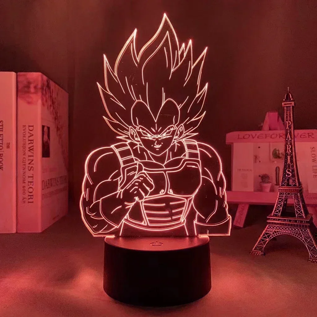 Veilleuse 3D Dragon Ball Z – Lampe LED 16 Couleurs avec Télécommande – Image 5