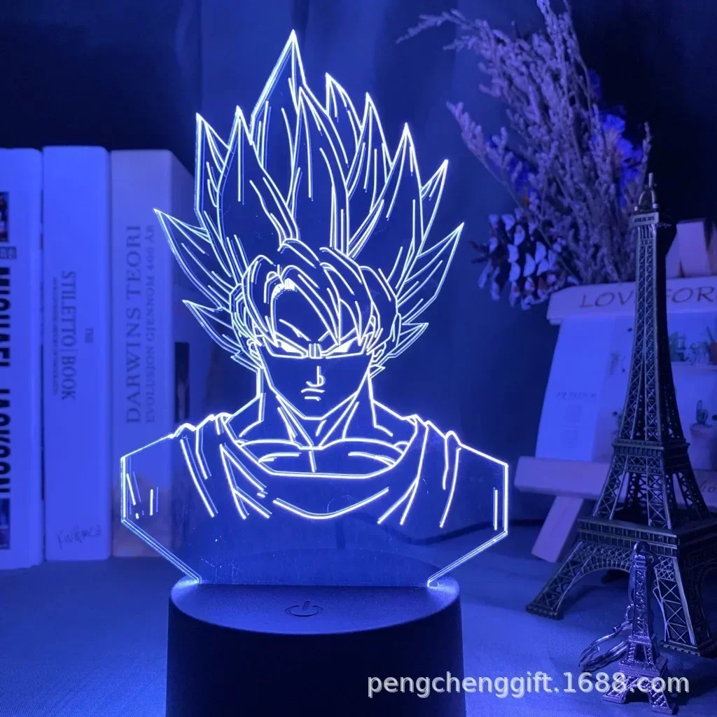 Veilleuse 3D Dragon Ball Z – Lampe LED 16 Couleurs avec Télécommande – Image 8