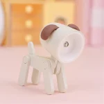 Veilleuse Chien LED Mini Pliable – Lampe de Bureau Mignonne
