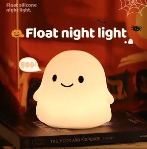 Veilleuse Fantôme – Lampe Tactile, Intensité Réglable et Rechargeable USB