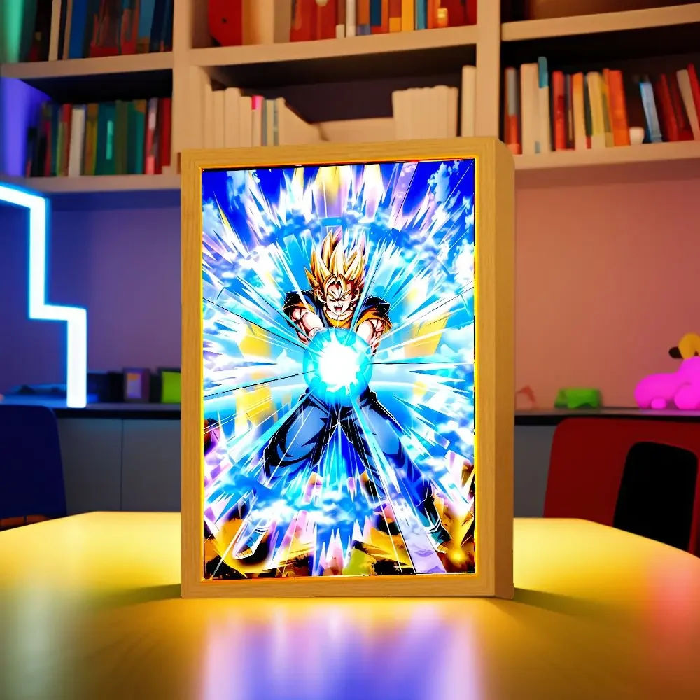 Tableau Lumineux Dragon Ball Z – Cadre LED 3 Ambiances de Lumière