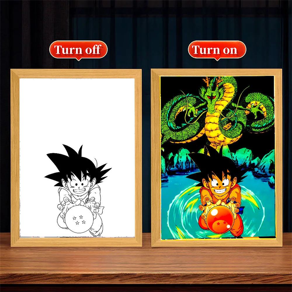 Tableau Lumineux Dragon Ball Z – Cadre LED 3 Ambiances – Image 7