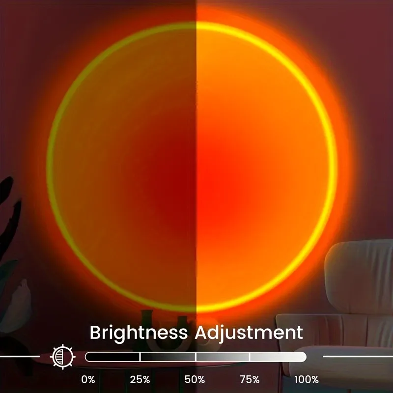 Projecteur Sunset "Vibrant Horizon" – 16 Couleurs, Télécommande et Lentille Optique – Image 4