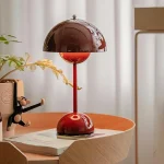 Lampe Champignon – Lampe de Table Tactile, Sans Fil et Rechargeable