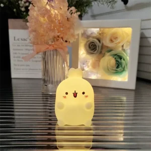 Lampe de chevet LED en forme de lapin