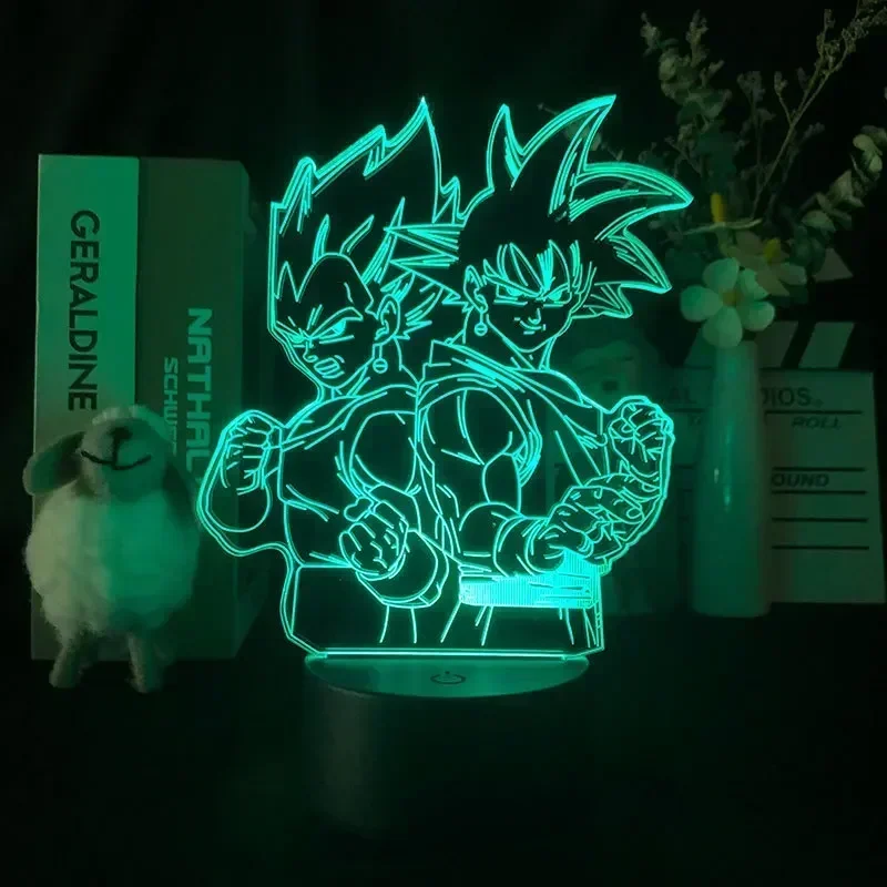 Veilleuse 3D Dragon Ball Z – Lampe LED 16 Couleurs avec Télécommande – Image 4