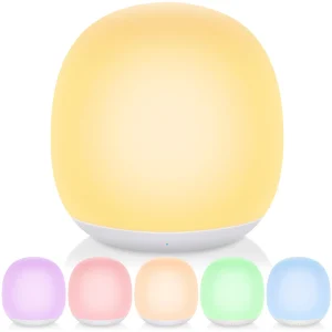 Veilleuse Œuf –7 Couleurs RGB avec Télécommande, Rechargeable USB