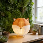 Veilleuse Renard – Lampe de Table Pliable pour Décoration de Chambre