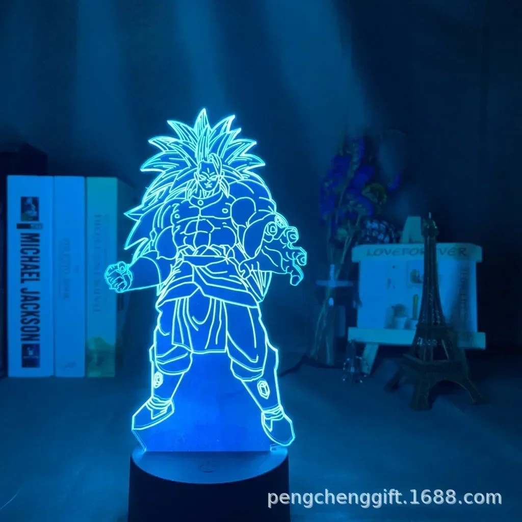 Veilleuse 3D Dragon Ball Z – Lampe LED 16 Couleurs avec Télécommande – Image 3