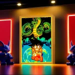 Tableau Lumineux Dragon Ball Z – Cadre LED 3 Ambiances