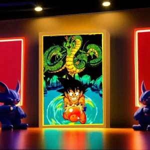 Tableau Lumineux Dragon Ball Z – Cadre LED 3 Ambiances