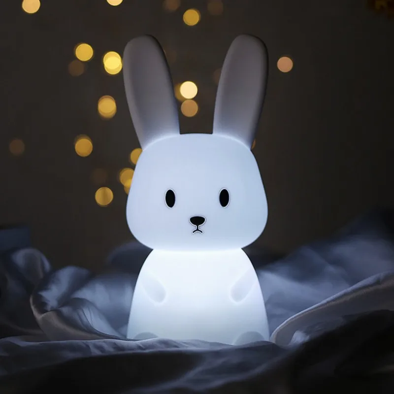 Veilleuse Lapin LED – Tactile, Lumière Douce, Rechargeable – Image 7
