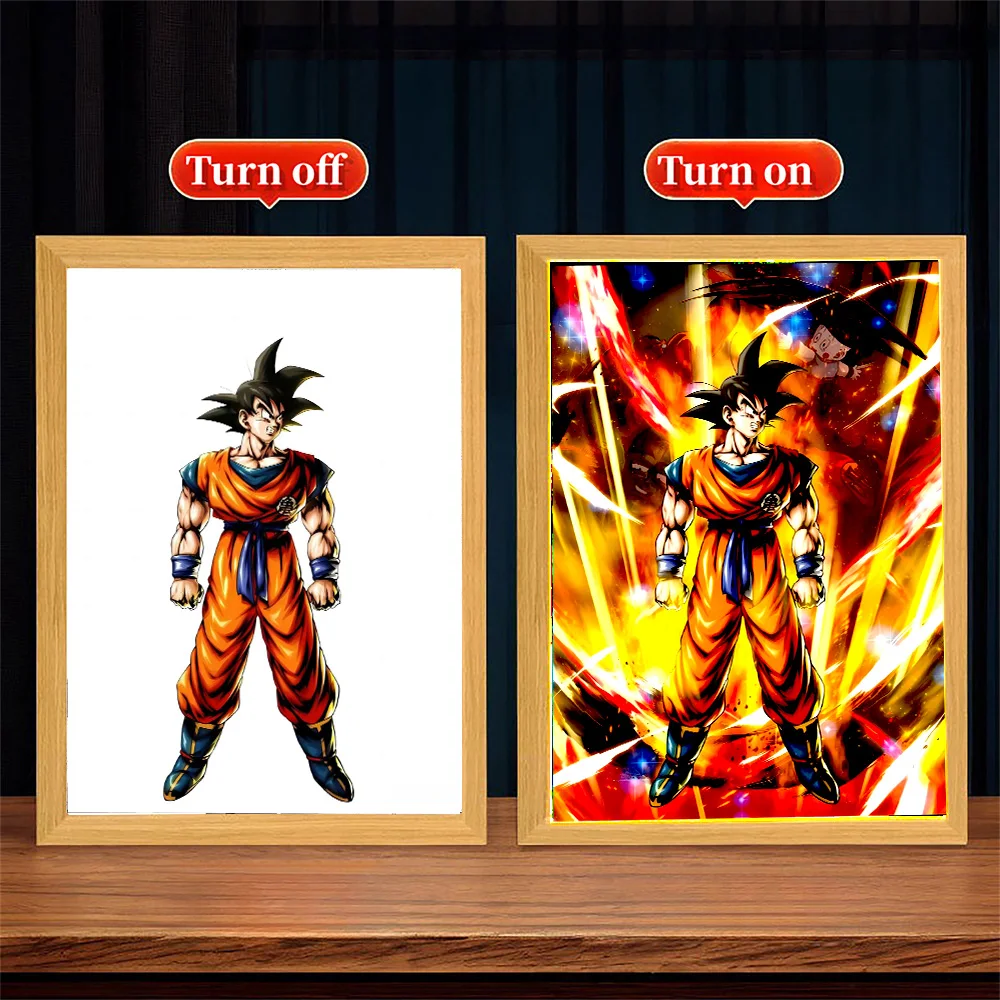 Tableau Lumineux Dragon Ball Z – Cadre LED 3 Ambiances de Lumière – Image 3